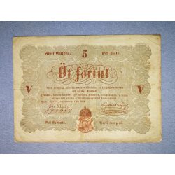 Hungary 5 Forint 1848 F-