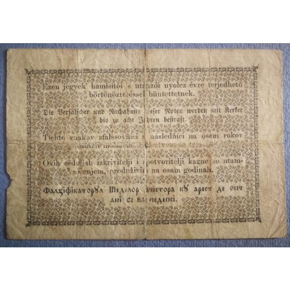 Magyarország Kossuth 2 Forint 1849 VG