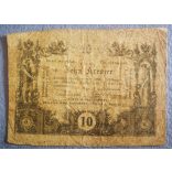 Ausztria - Magyarország 1860 10 Krajcár VG