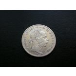 Hungary Ferenc József 1 Forint 1879 K.B. silver