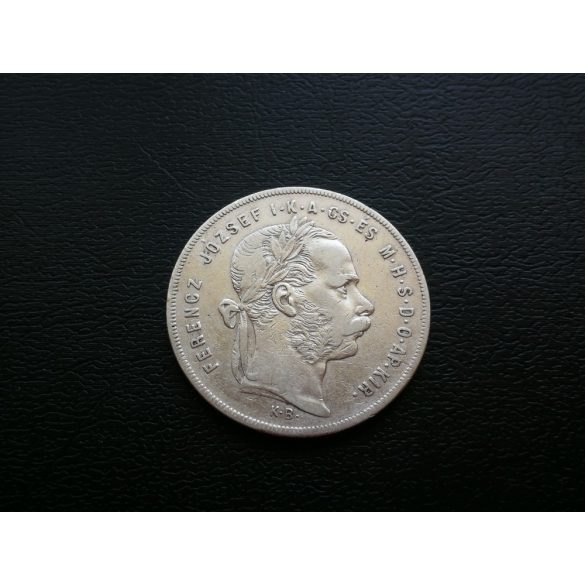 Hungary Ferenc József 1 Forint 1879 K.B. silver