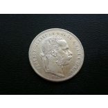 Hungary Ferenc József 1 Forint 1879 K.B. silver
