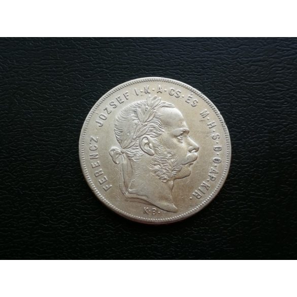 Hungary Ferenc József 1 Forint 1879 K.B. silver