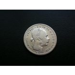 Hungary Ferenc József 1 Forint 1881 K.B.silver