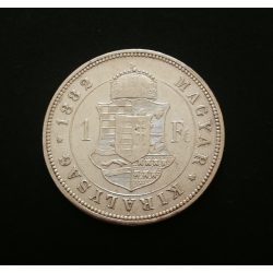 Hungary 1 Forint 1882 KB silver 12.25 gr