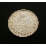 Magyarország 1 Forint 1884 KB ezüst 12,36 gr