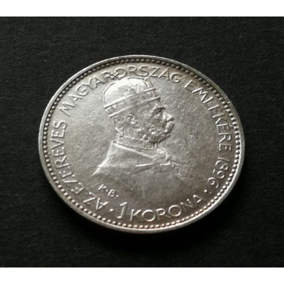 Hungary 1 Crown 1896 5 g silver