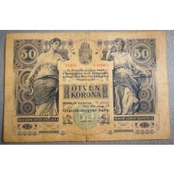 Austria - Hungary 1902 50 Kroner F-