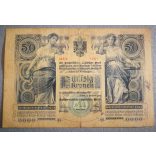 Austria - Hungary 1902 50 Kroner F-