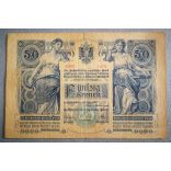 Austria - Hungary 1902 50 Kroner F