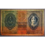 Austria - Hungary 20 Kronen 1907 F+