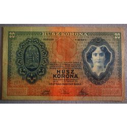 Ausztria - Magyarország 20 Korona 1907 VF-