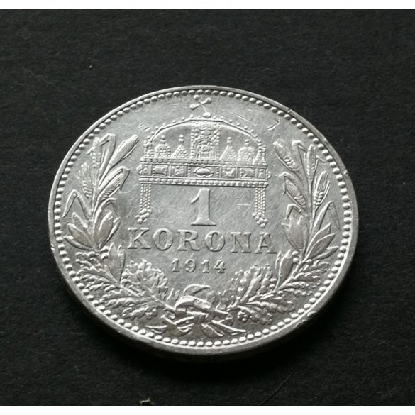 Hungary 1 Crown 1914 5 g silver