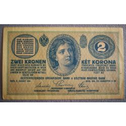 Ausztria - Magyarország 2 Korona 1914 VF+