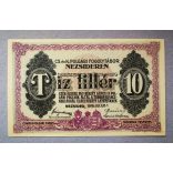 Hungary 10 Filler/Heller 1916 UNC Nezsideren, Civil Prison Camp