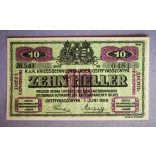 Hungary 10 Filér/Heller 1916 UNC Ostffyasszonyfa, Prisoner of War camp