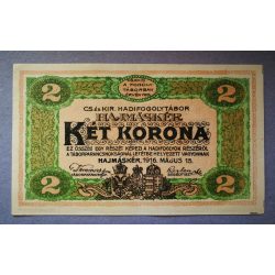   Magyarország 2 Korona/Kronen Hajmáskér, Hadifogoly tábor 1916 XF