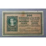 Hungary 200 Korona 1918 F-