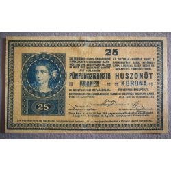 Austria - Hungary 25 Kronen 1918 F