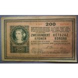 Austria - Hungary 200 Kroner 1918 F