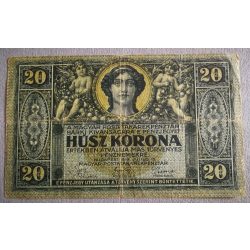 Hungary 20 Korona 1919 july F