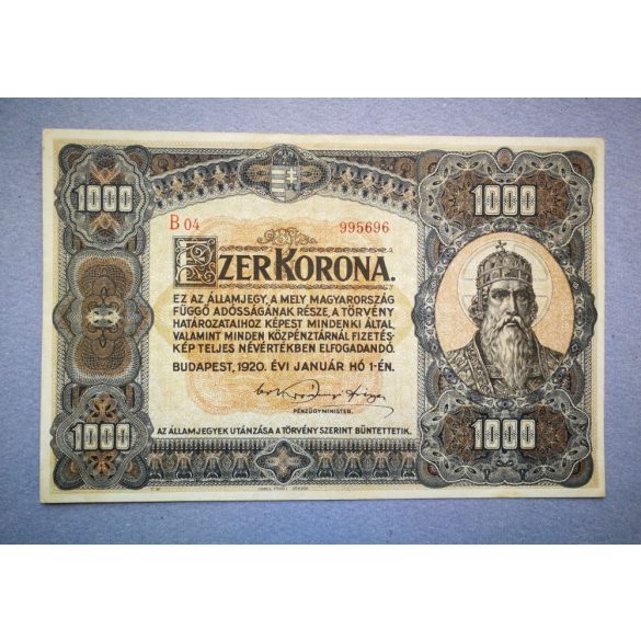 Magyarország 1000 Korona 1920 VF+