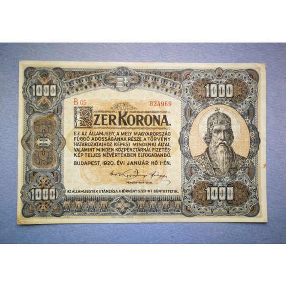 Hungary 1000 Korona 1920 VF