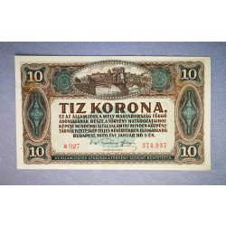 Magyarország 10 Korona 1920 VF