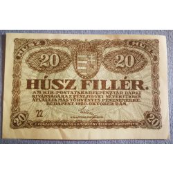 Magyarország 20 Fillér 1920 VF