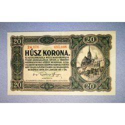 Hungary 20 Korona 1920 F