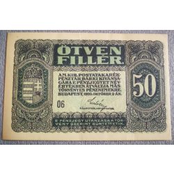 Magyarország 50 Fillér 1920 XF