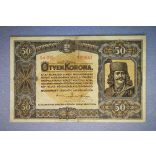 Hungary 50 Korona 1920 F+