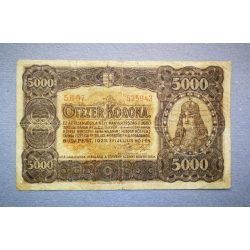 Magyarország 5000 Korona 1923 VG