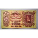 Hungary 100 Pengő 1930 F - overstamped