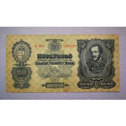 Hungary 20 Pengo 1930 F-