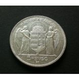 Hungary Miklós Horthy 5 Pengő 1930, 25.3 g silver