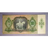 Hungary 10 Pengo 1936 F - overstamped