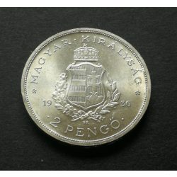   Hungary 2 Pengő 1936 10 g silver commemorative coin of Ferenc Liszt