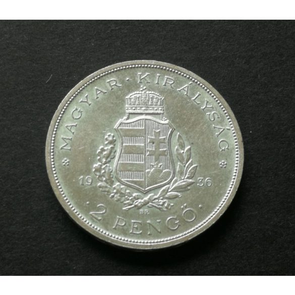 Hungary 2 Pengő 1936 10 g silver commemorative coin of Ferenc Liszt