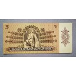 Hungary 5 Pengo 1939 XF