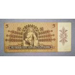 Hungary 5 Pengo 1939 F+