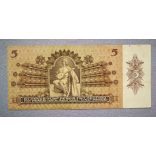 Hungary 5 Pengo 1939 F