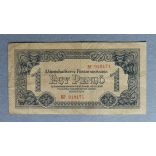 Hungary 1 Pengő 1944 F with serial