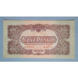 Magyarország 100 VH Pengő 1944 Aunc