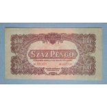 Hungary 100 Pengo Red Army 1944 aUNC