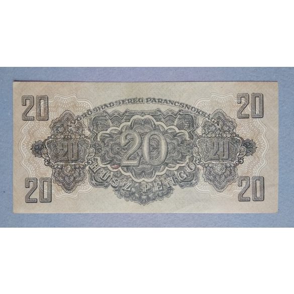 Hungary 20 Pengo Red Army 1944 XF