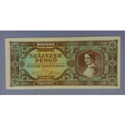 Hungary 100000 Pengo 1945 Aunc