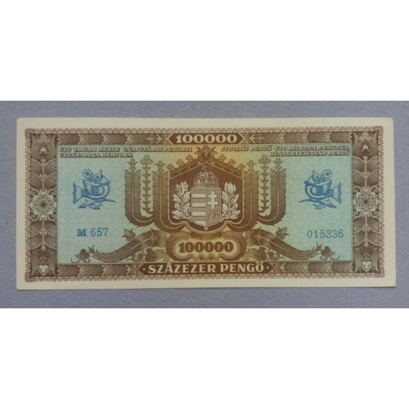 Hungary 100000 Pengo 1945 Aunc