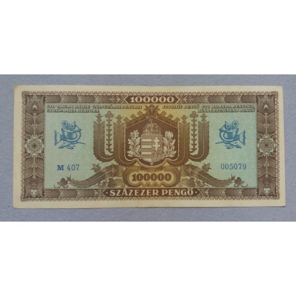 Hungary 100000 Pengo 1945 VF
