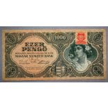Hungary 1000 Pengo 1945 VF-